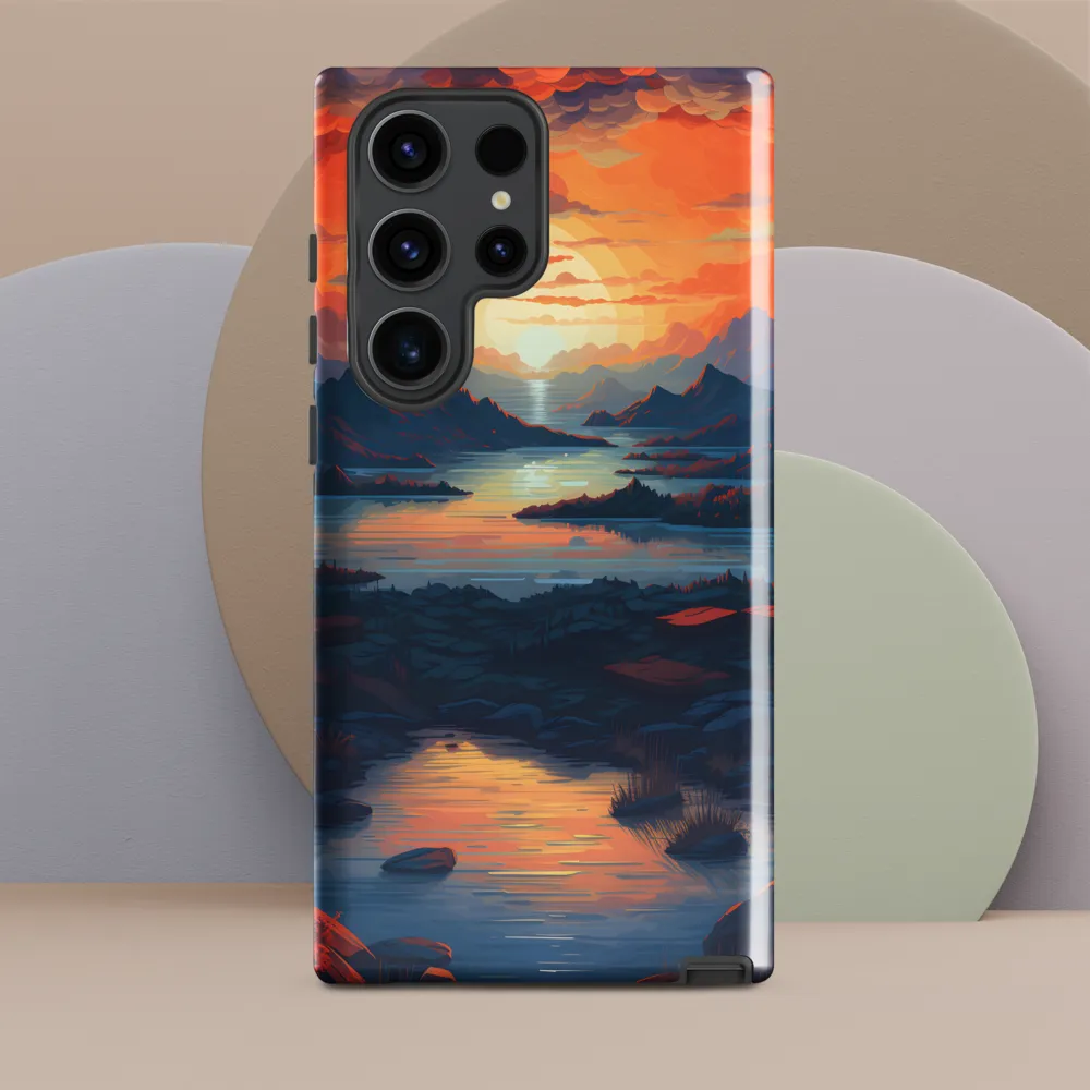 Ethereal Evening: A Digital Dusk