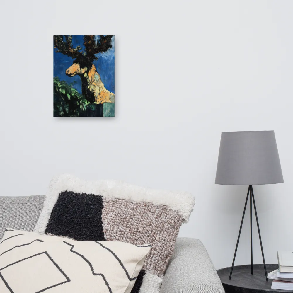 The Majestic Deer in Nature | Canvas | 12″×16″