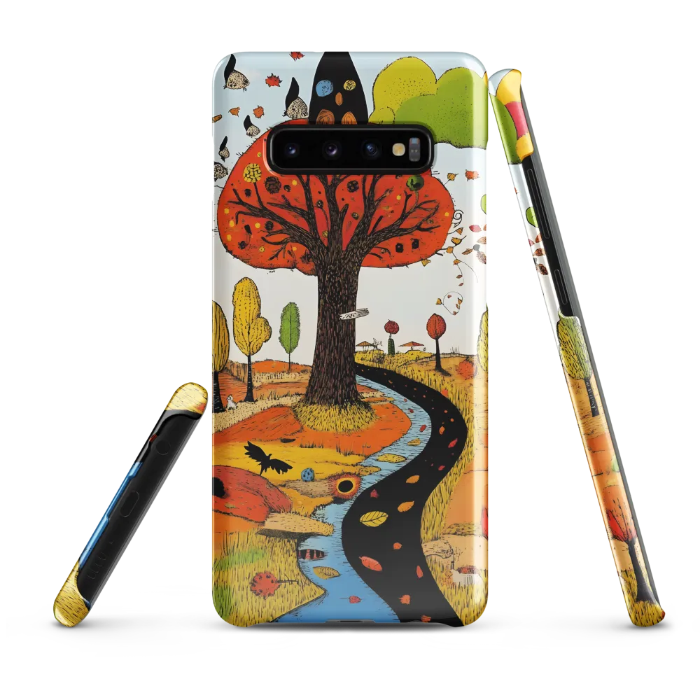 Whimsical Autumn Journey | Phone Case |  S10 Plus | Snap Case | Glossy