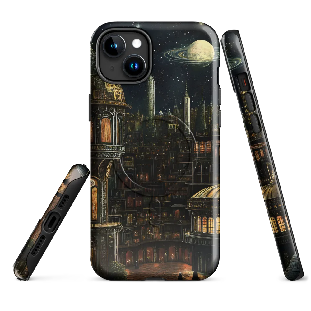 Celestial Enigma: A Surreal Cityscape