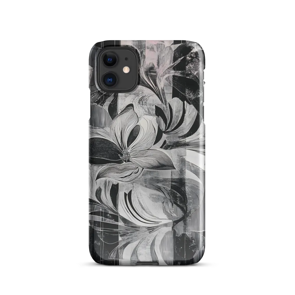 Floral Fusion in Monochrome