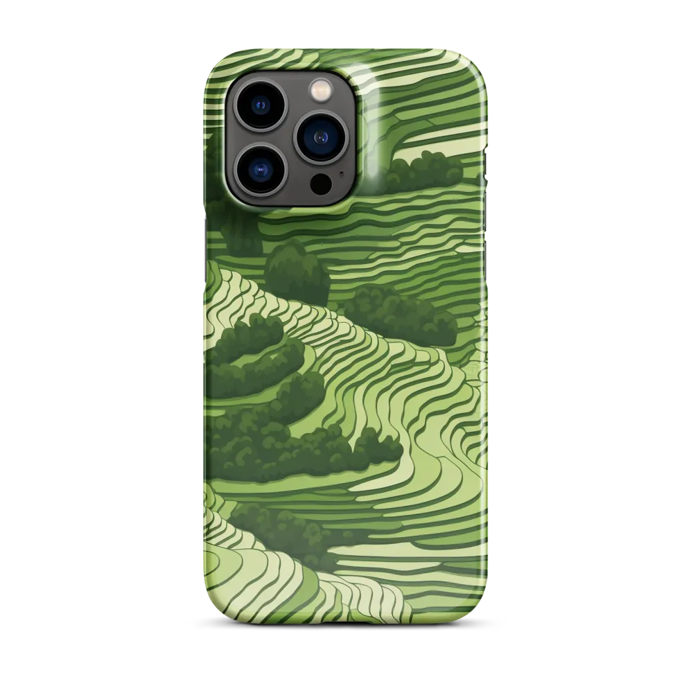 Waves of Green: An Abstract Landscape