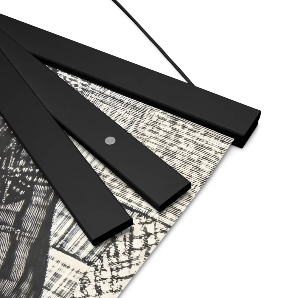 Urban Reflections: A Shopping Narrative | Poster With Black Wood Hanger | 16″×16″