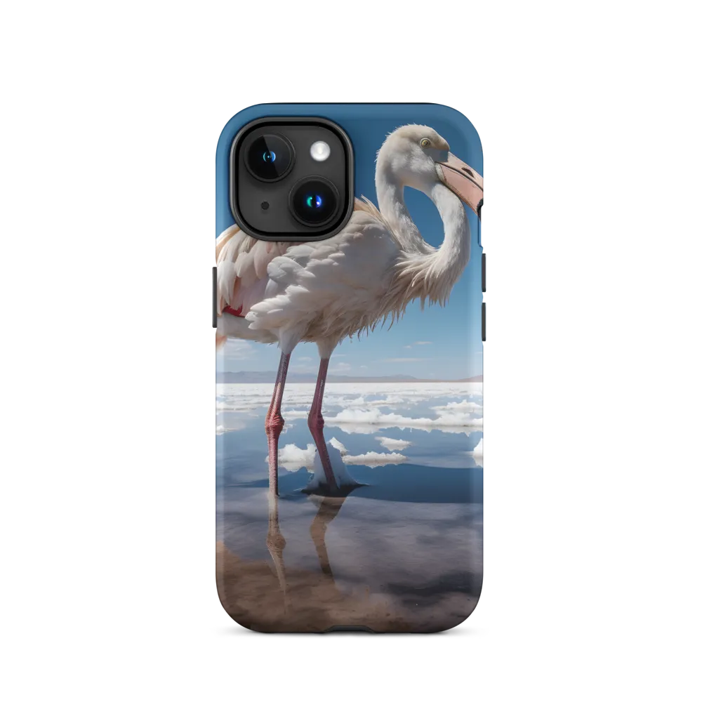 Graceful Solitude of a Flamingo