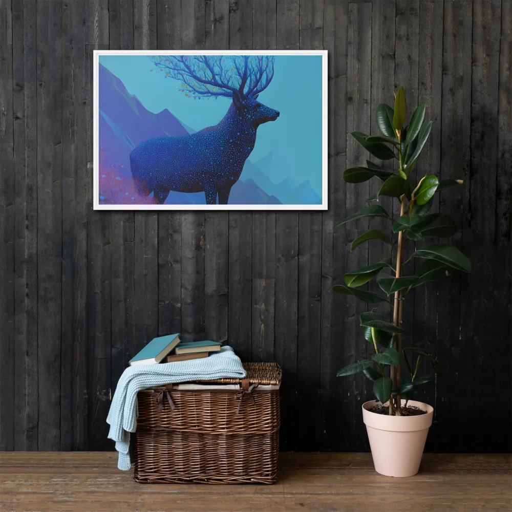 Ethereal Harmony | Canvas with White Frame | 24″×36″