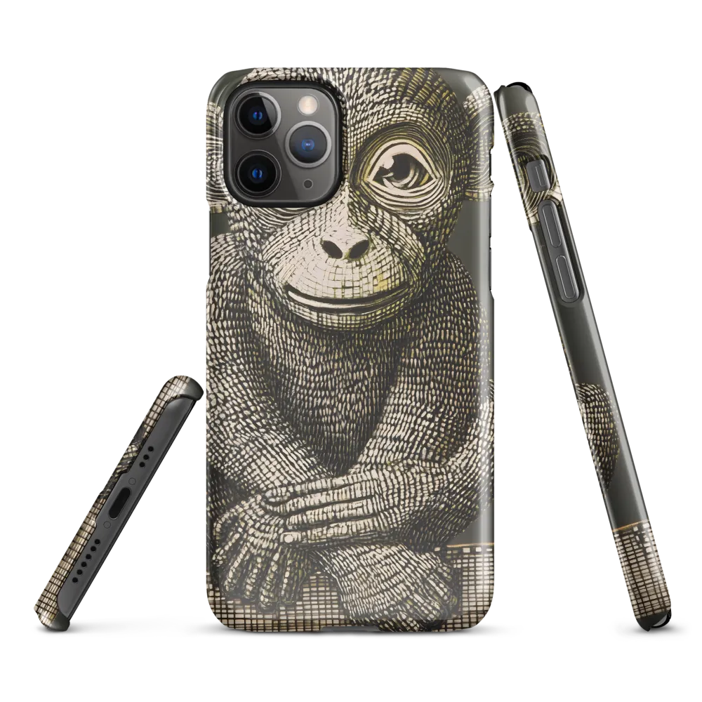 Intricate Primate Portrait | Phone Case |  11 Pro | Snap Case | Glossy
