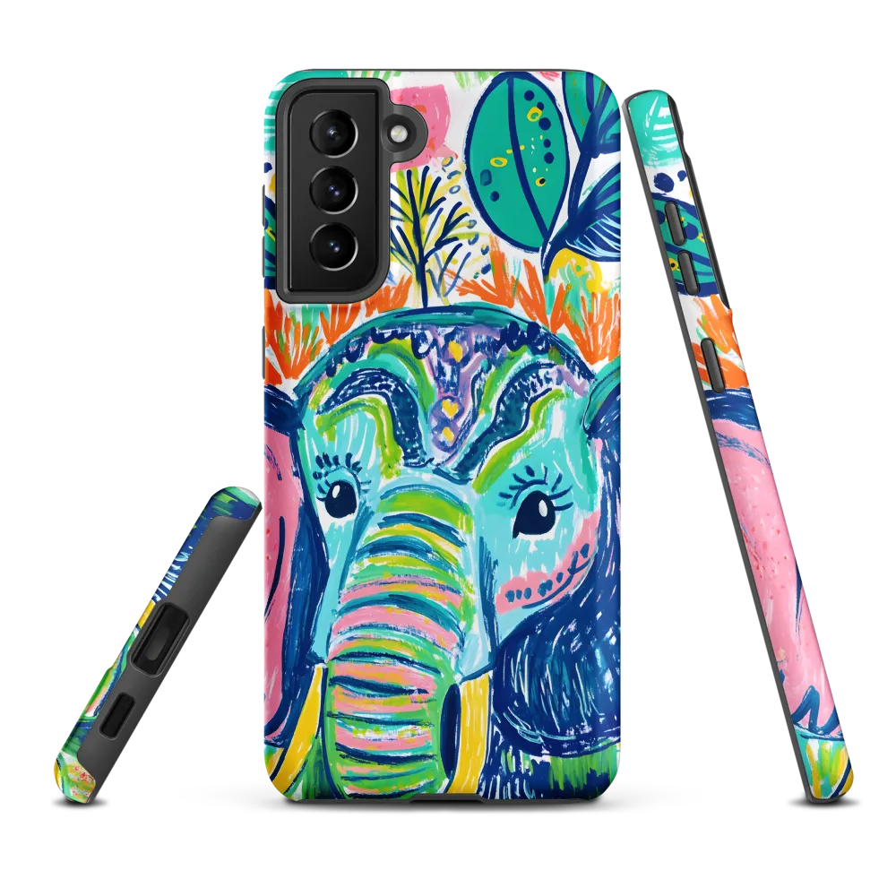 Whimsical Elephant Portrait