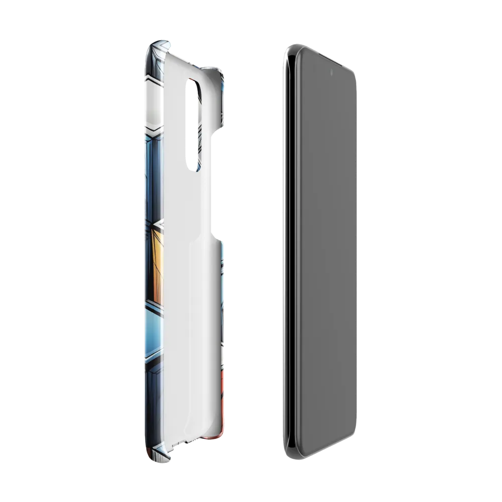 Geometry of Colorful Containers | Phone Case |  S20 | Snap Case | Glossy