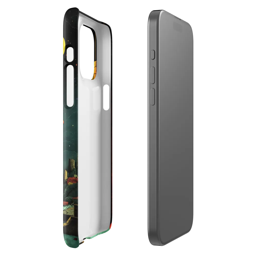 Cosmic Cityscape | Phone Case |  15 Pro Max | Snap Case | Glossy