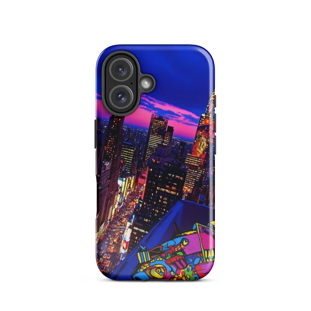 Neon Twilight: A City in Vibrance