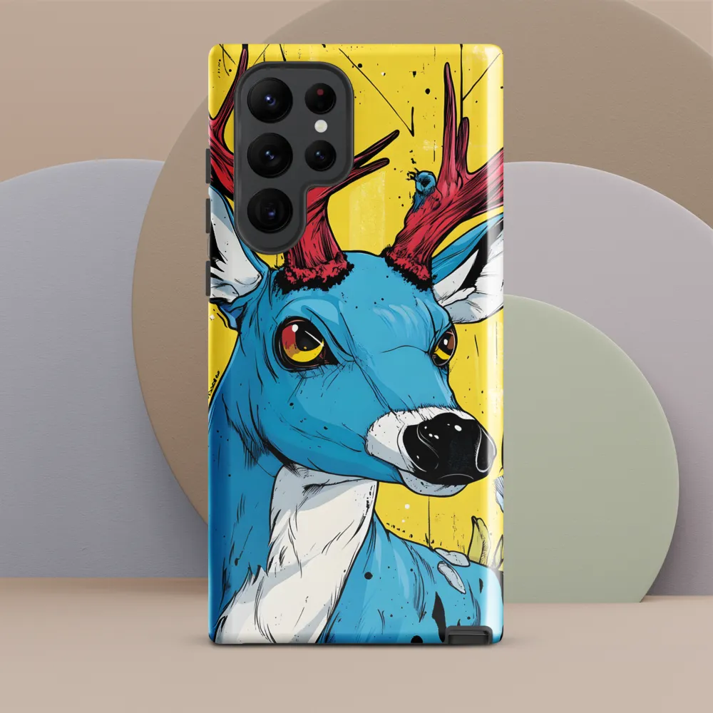 Vivid Antlers: A Modern Take on Nature