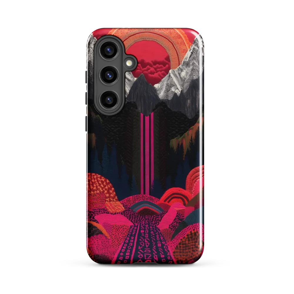 Ethereal Cascade: A Surreal Landscape