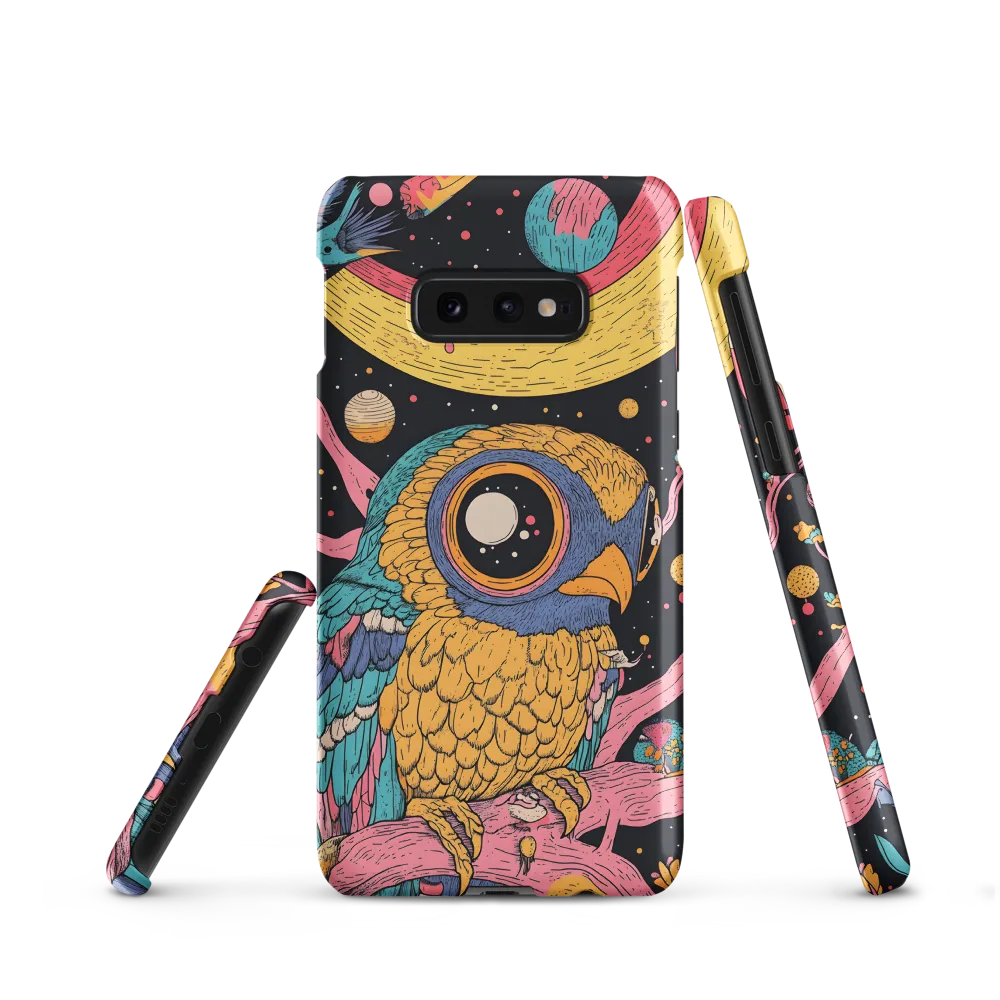Whimsical Cosmic Owl | Phone Case |  S10e | Snap Case | Matte