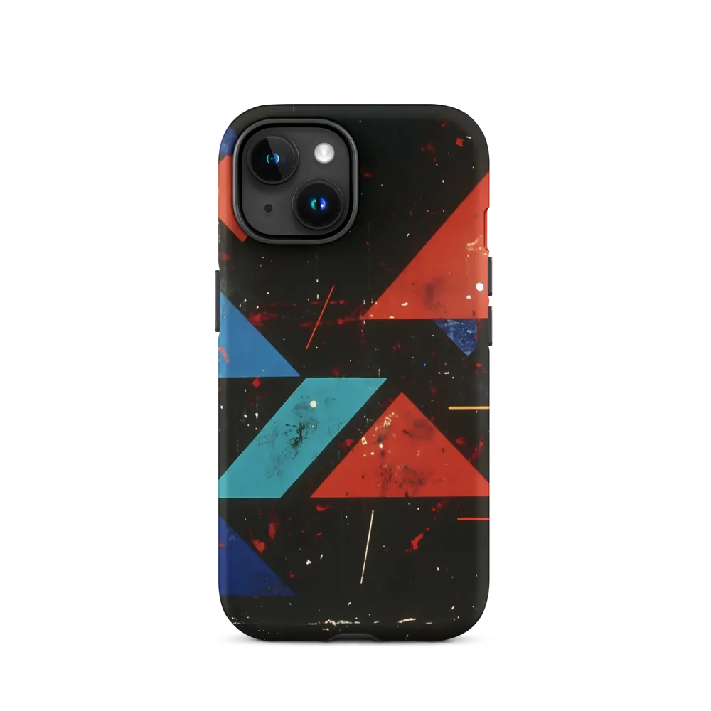 Dynamic Geometric Harmony | Phone Case |  15 | Tough Case | Matte