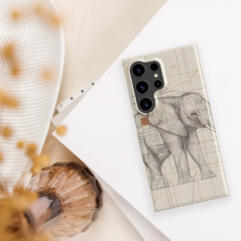 Geometric Elegance: The Steel Elephant