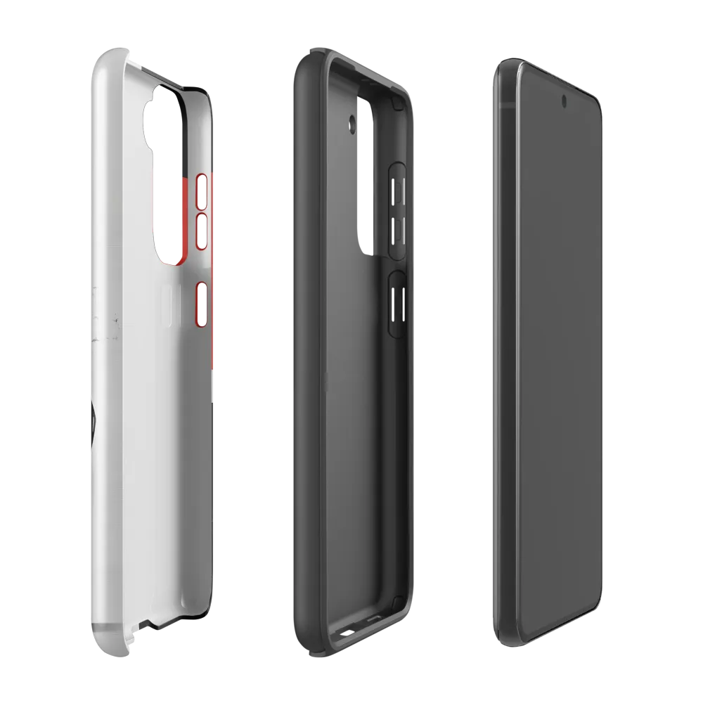 Silhouette of Elegance | Phone Case |  S21 FE | Tough Case | Glossy