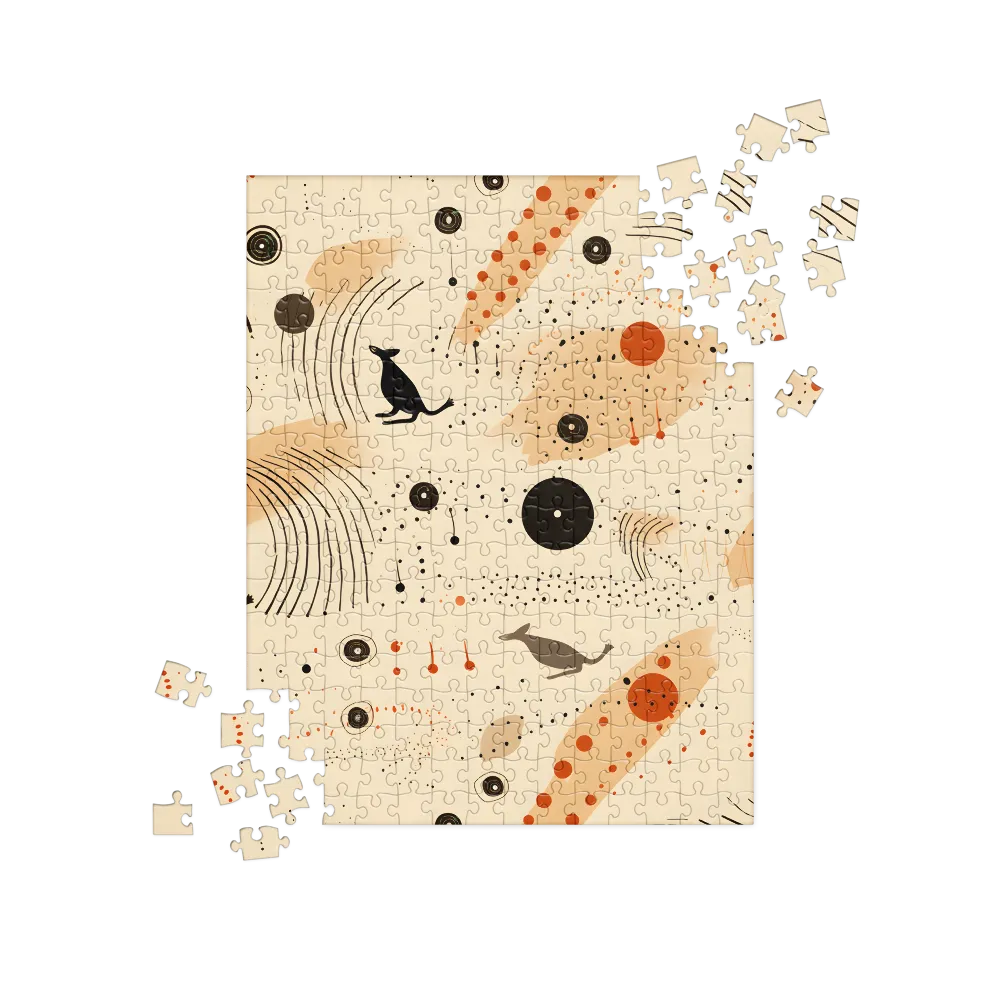 Playful Patterns in Earth Tones | Jigsaw Puzzle | 252/520 pieces