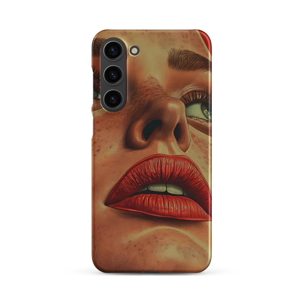 Red Intensity: A Portrait of Elegance