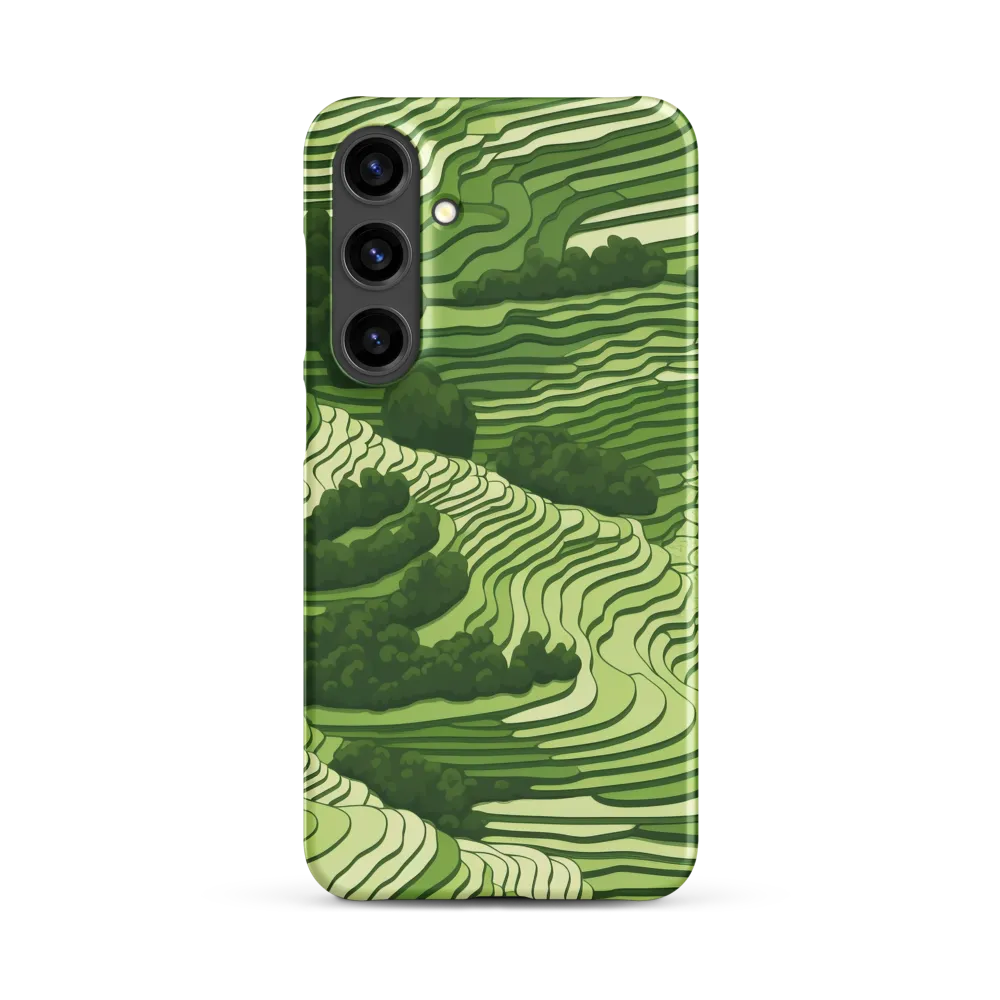 Waves of Green: An Abstract Landscape