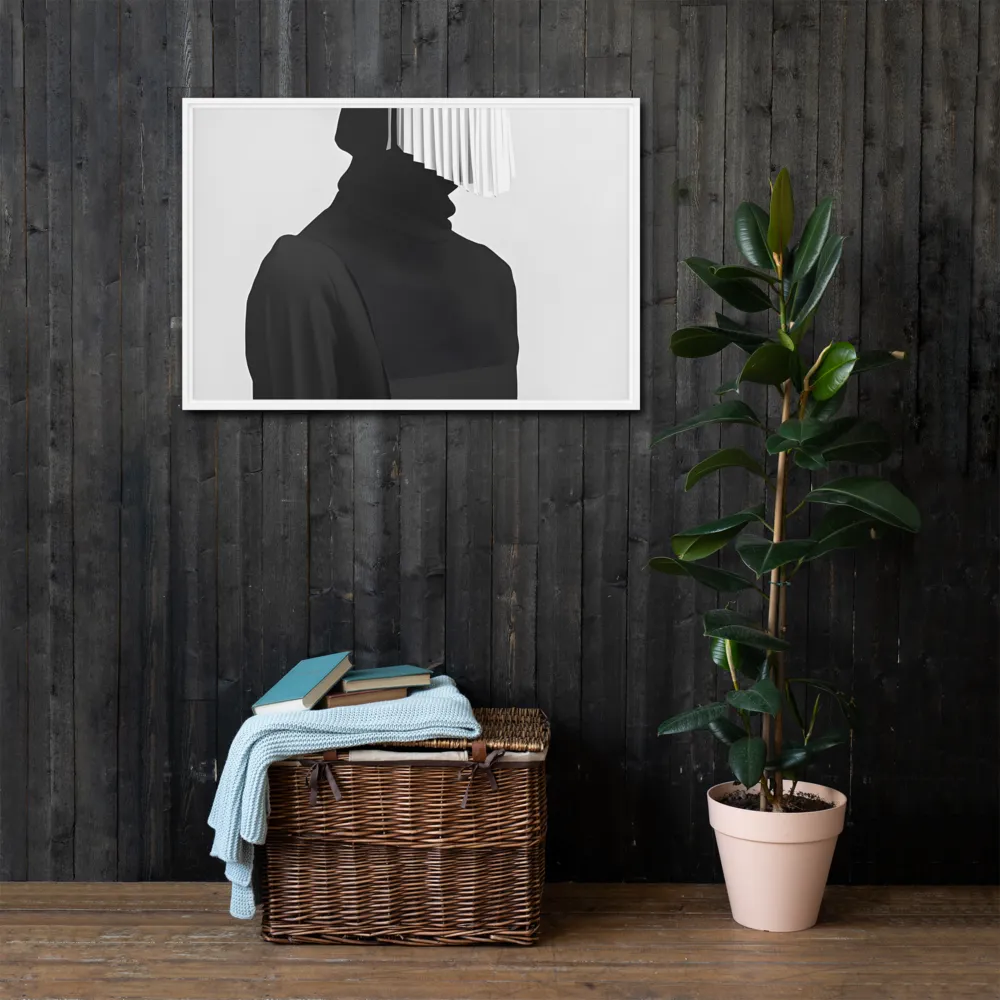 Veil of Mystery | Canvas with White Frame | 24″×36″