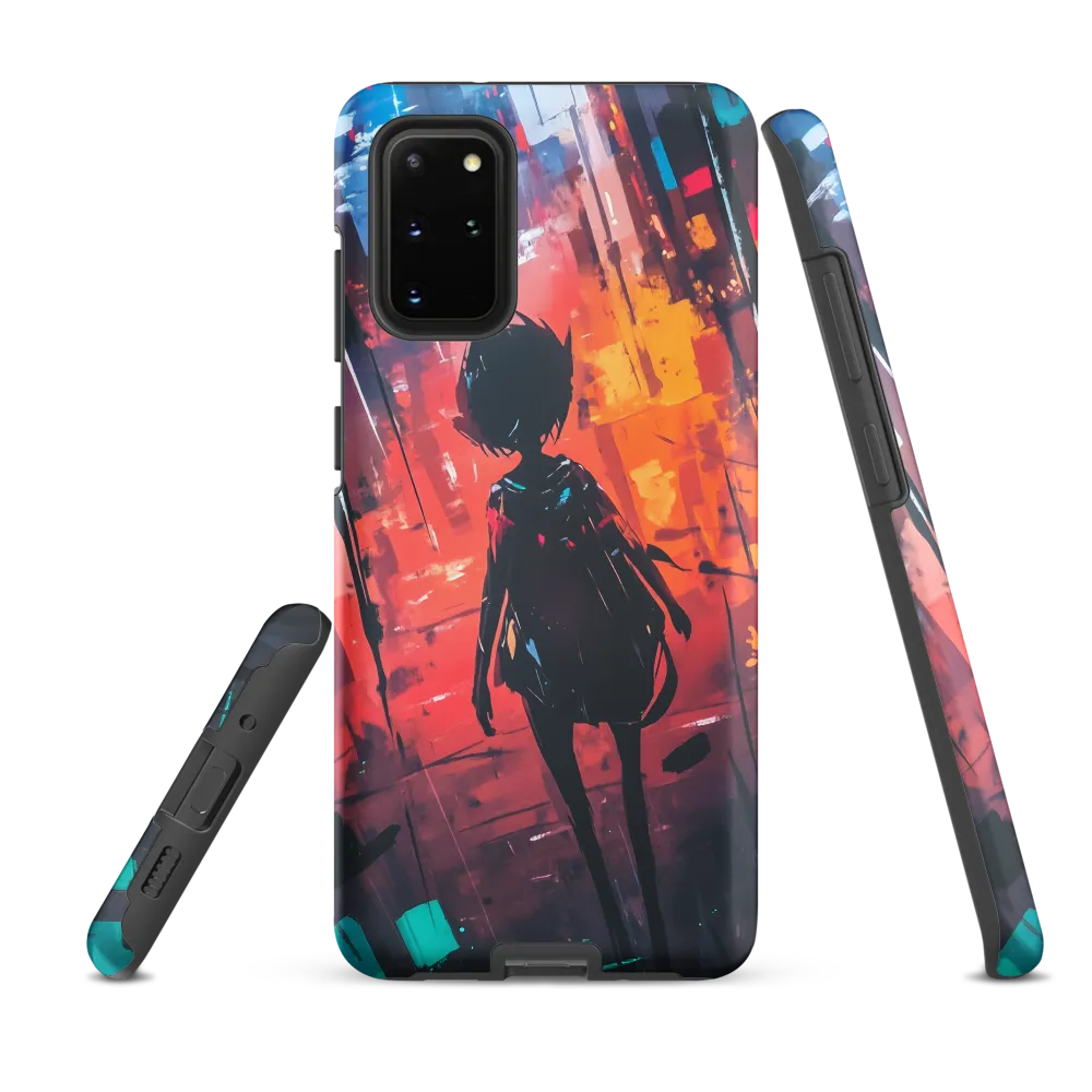 Silhouette in the Urban Abyss | Phone Case |  S20 Plus | Tough Case | Matte
