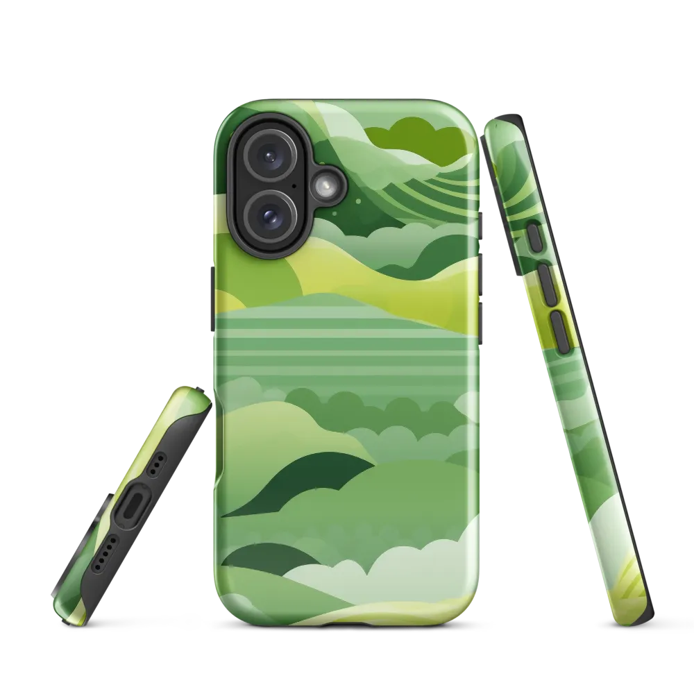 Tranquility in Green Waves