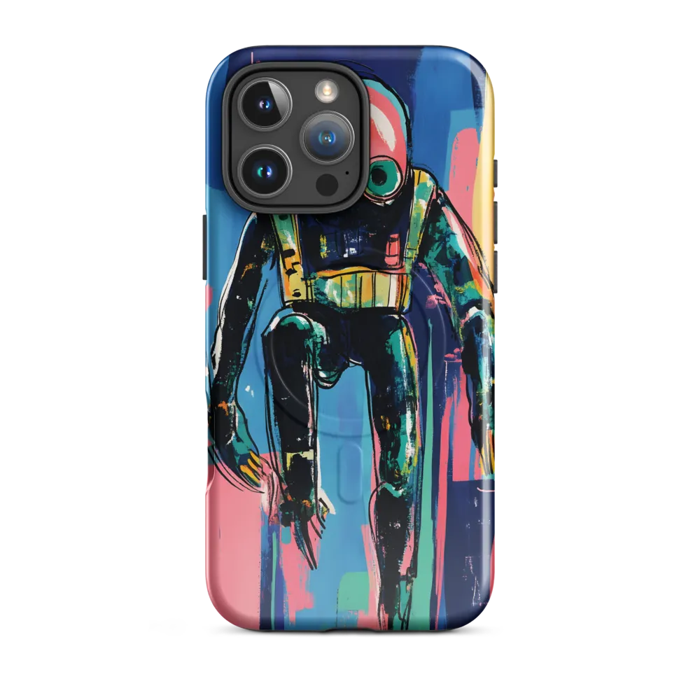 Diver in Vibrant Motion