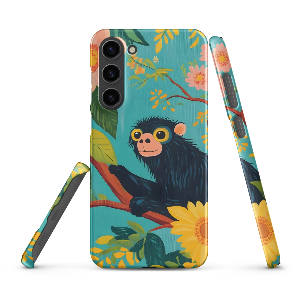 Joyful Encounter in a Floral Paradise