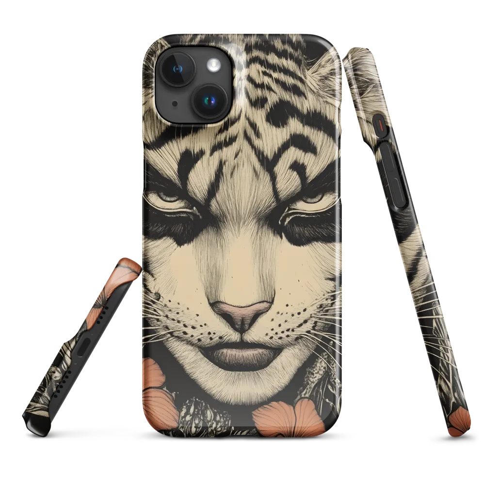 Feline Majesty: The Human-Leopard Connection | Phone Case |  15 Plus | Snap Case | Glossy