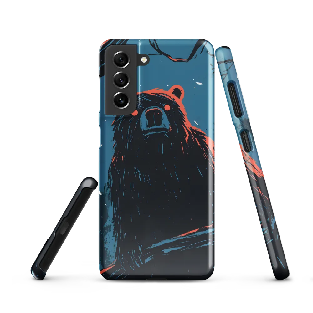 Eerie Majesty: A Bear in the Night