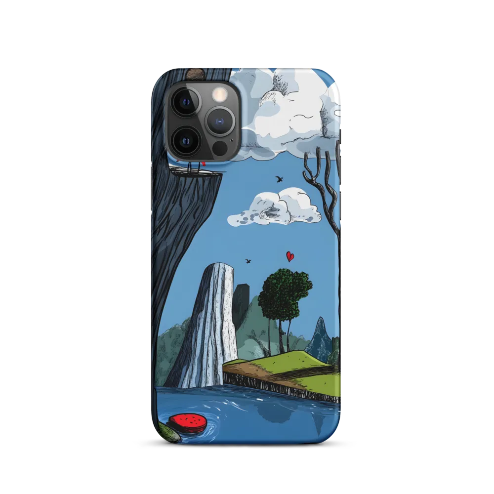 Whimsical Cliffside Reflections