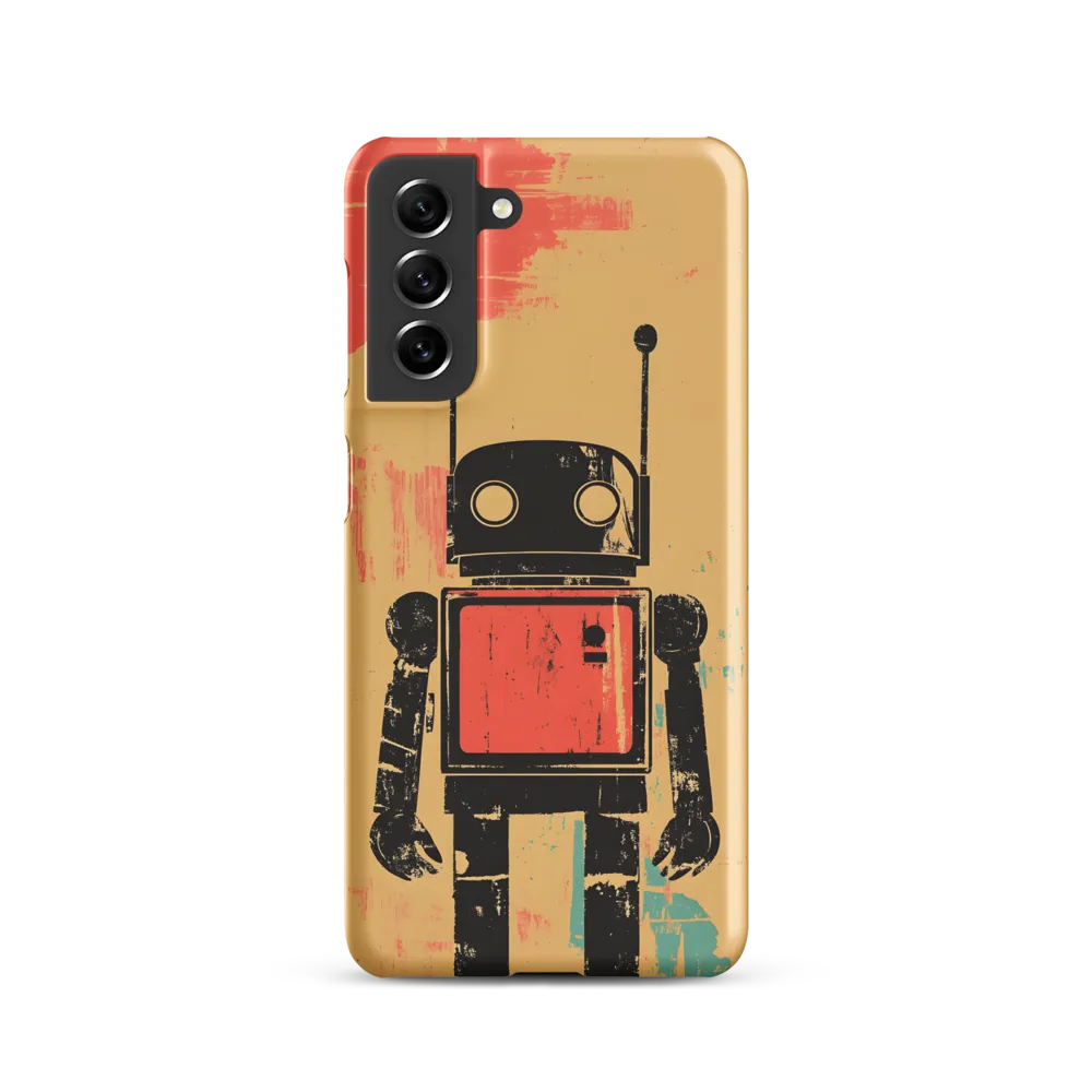 The Retro Robot | Phone Case |  S21 | Snap Case | Matte