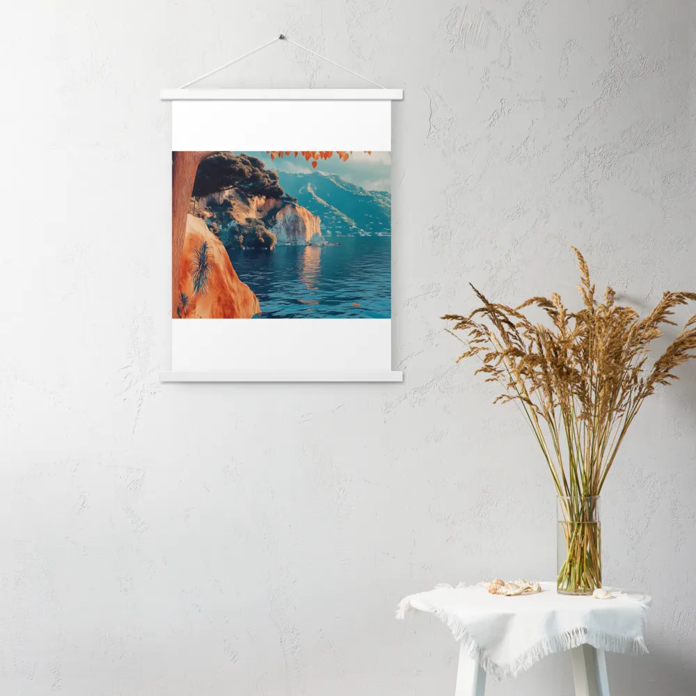 Elysian Waterscape | Poster With White Wood Hanger | 18″×24″