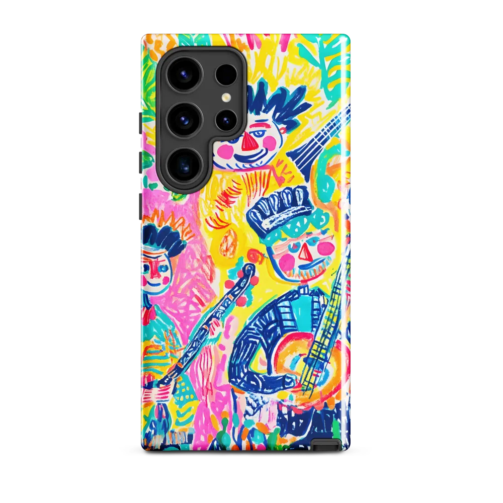 Joyful Duet: A Celebration of Music | Phone Case |  S24 Ultra | Tough Case | Glossy