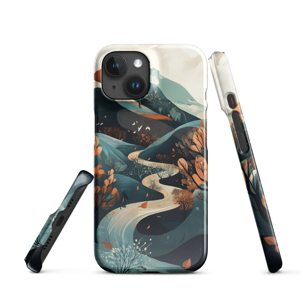 Whispers of Autumn: A Serene Journey | Phone Case |  15 | Snap Case | Glossy