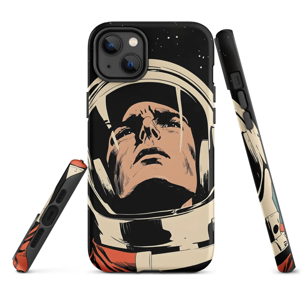 Gaze of the Astronaut | Phone Case |  14 Plus | Tough Case | Matte