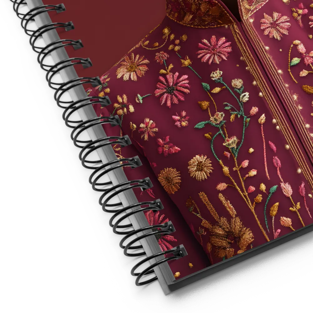 Elegance Embodied: A Traditional Fashion Statement | Spiral Notebook