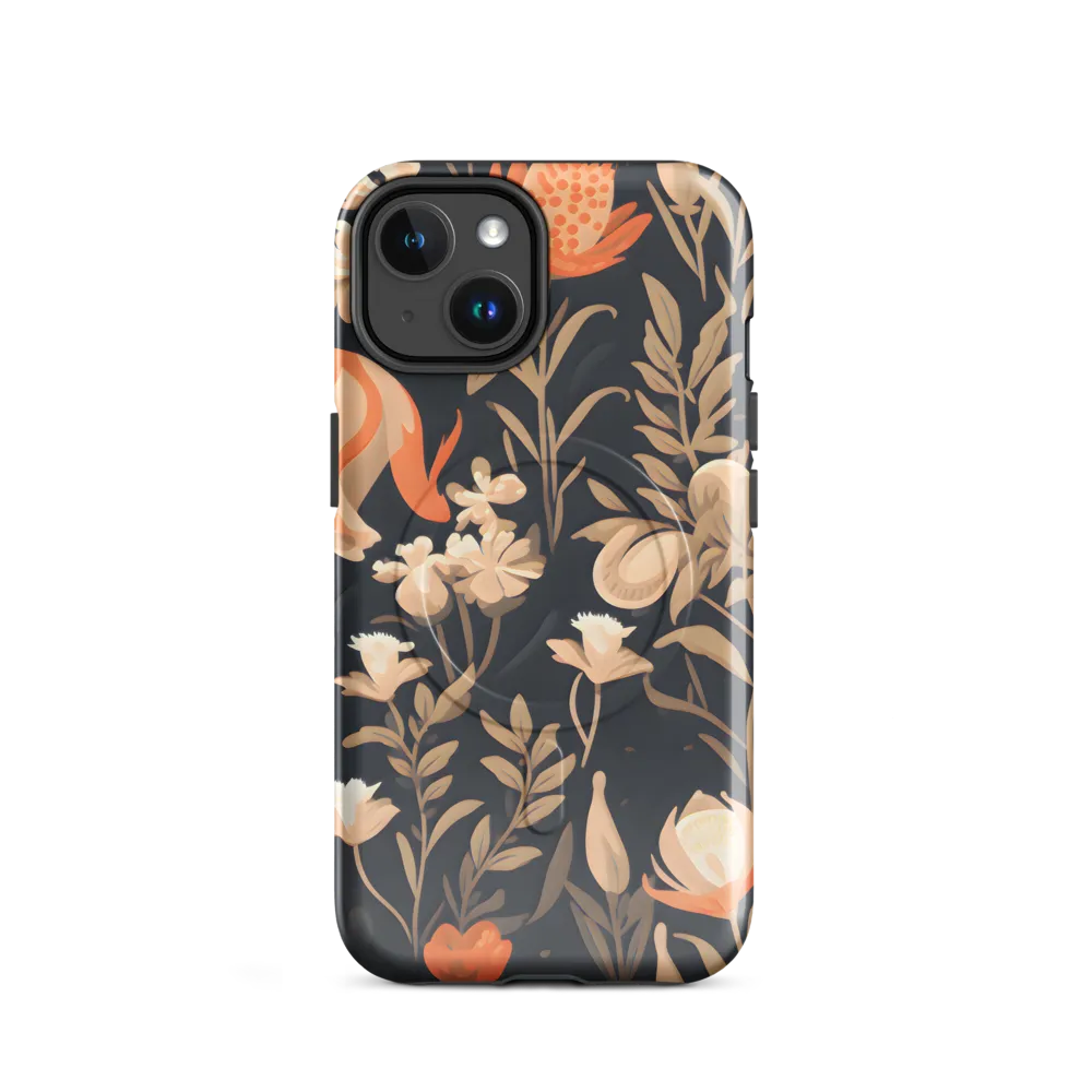 Floral Harmony: A Dance in the Dark