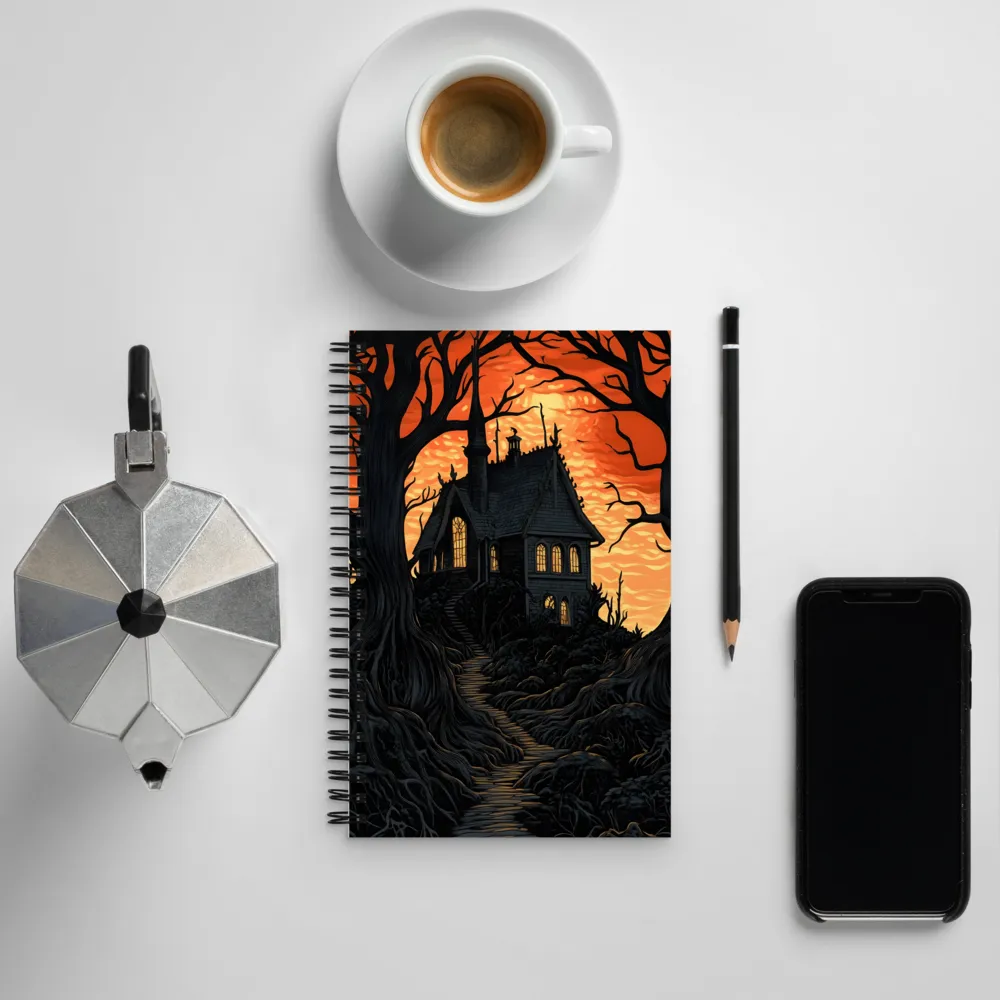 Whispers of the Enchanted House | Spiral Notebook