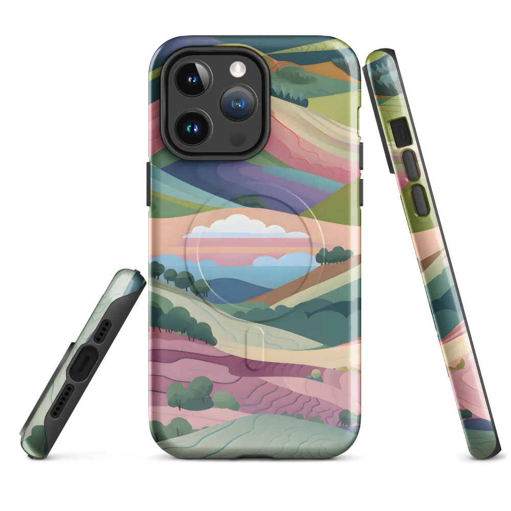 Harmonious Hills | Phone Case |  14 Pro Max | MagSafe® Tough Case | Glossy