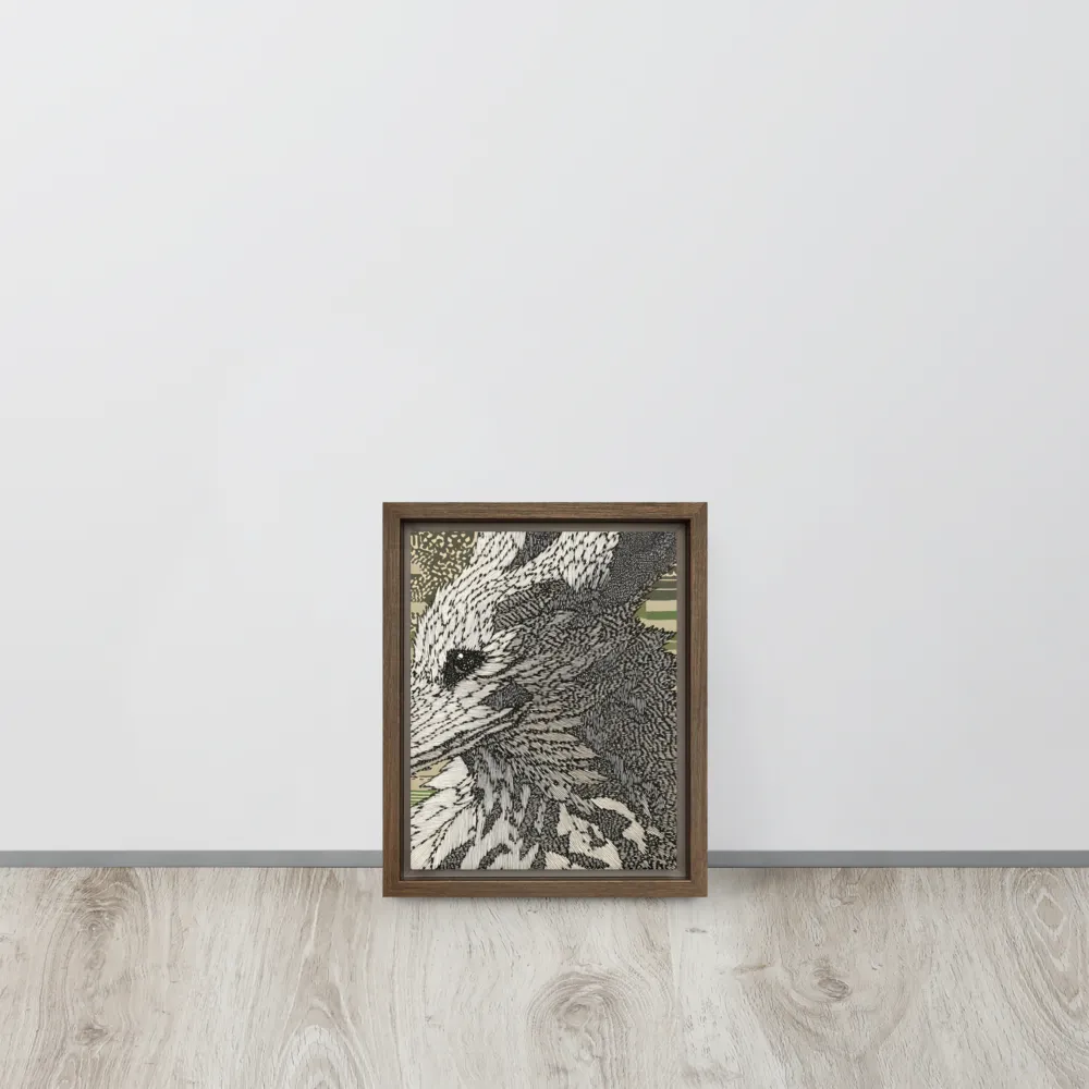 Reflections of the Forest | Canvas with Brown Frame | 8″×10″