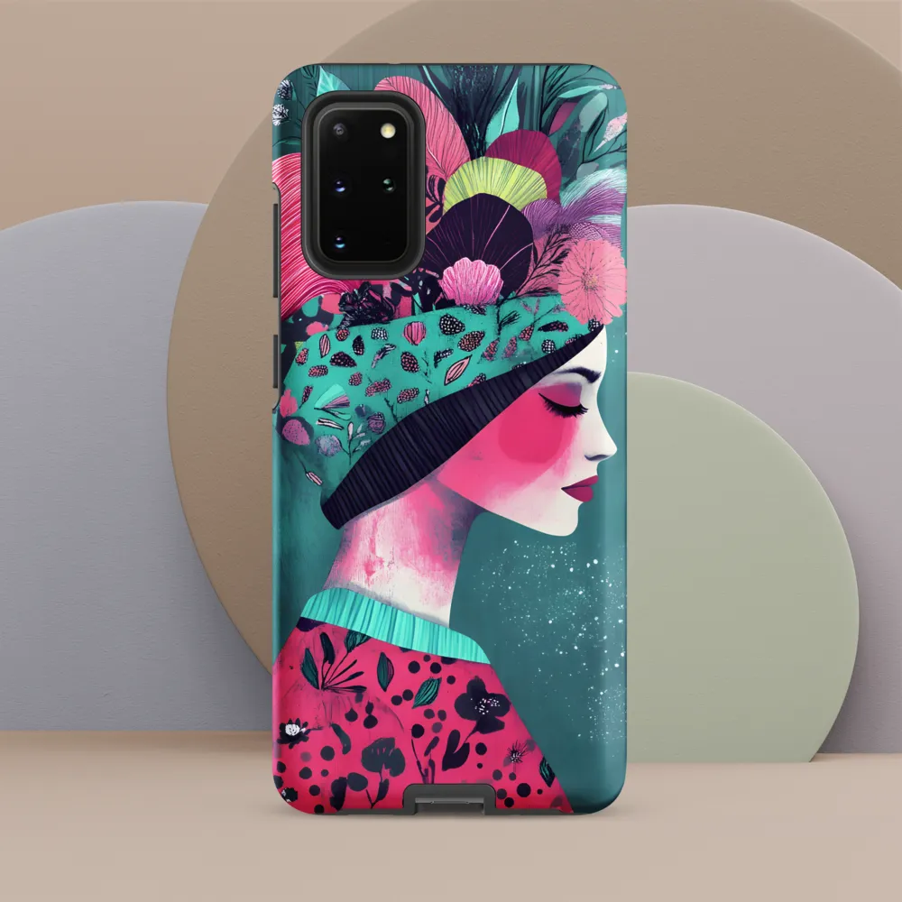 Whimsical Floral Portrait