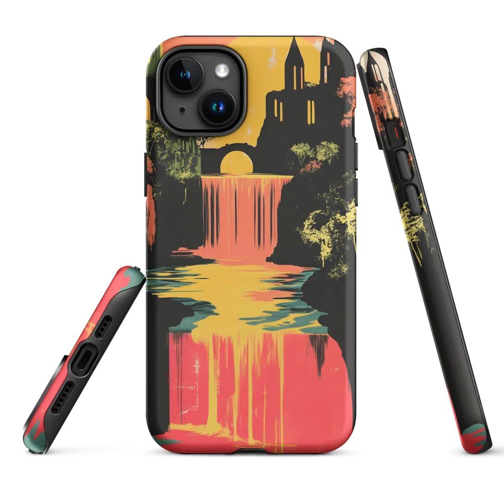 Elysian Echoes: A Surreal Reflections | Phone Case |  15 Plus | Tough Case | Matte