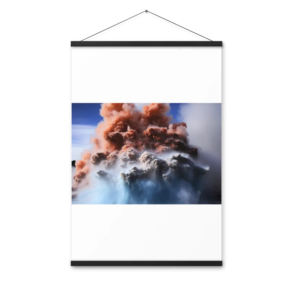 Eruption of Elements | Poster With Black Wood Hanger | 24″×36″