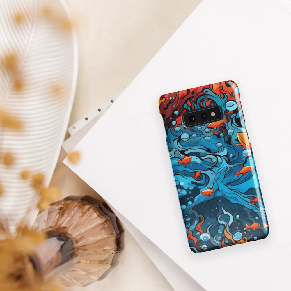 Fluid Harmony: Ocean and Flames