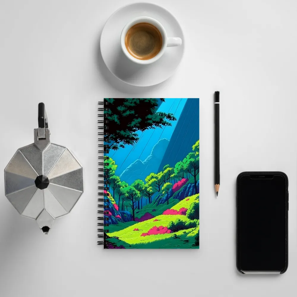 Whispers of a Vibrant Forest | Spiral Notebook