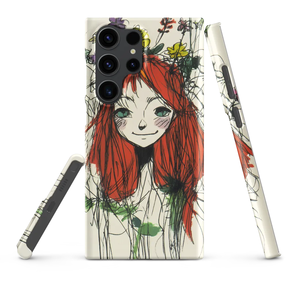Whimsical Floral Portrait