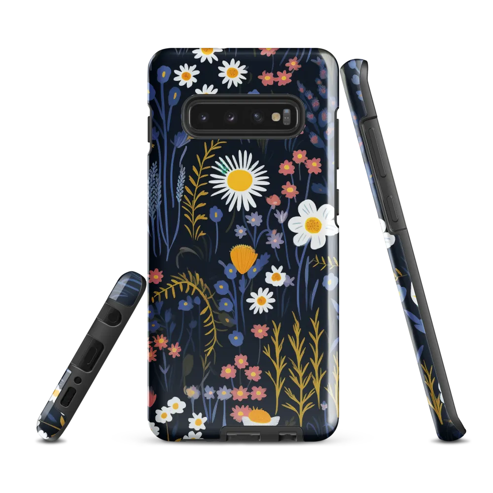 Botanical Harmony: A Floral Symphony | Phone Case |  S10 Plus | Tough Case | Glossy