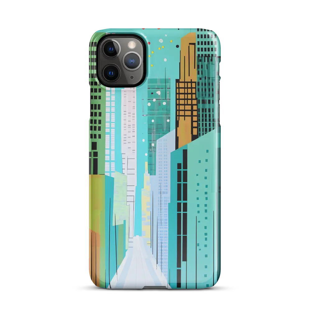 Urban Symphony in Turquoise | Phone Case |  11 Pro Max | Snap Case | Glossy