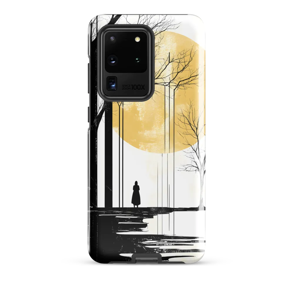Solitude Under the Yellow Sun | Phone Case |  S20 Ultra | Tough Case | Glossy
